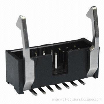 2.54mm Box Header SMT Type, Metallic Long/Short Ejector with Latches, OEM and ODM Orders Welcomed